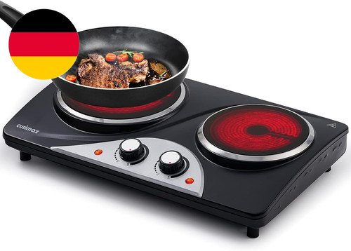 Doppelkochplatte cusimax - doppelkochplatte,,