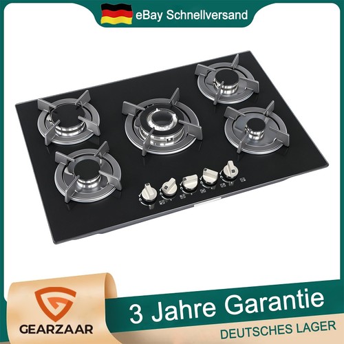 Glas gaskochfeld flammig - gaskochfeld, 5